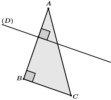 Symétrique d'un triangle par rapport à une droite