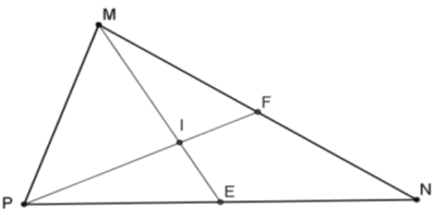 Exercices sur les médianes d'un triangle